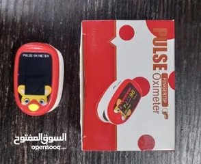  9 جهاز قياس نسبة الاكسجين في الدم للاطفال Oximeter اطفال يعمل بالشحن