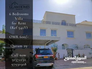  2 Villas For Rent in Qurum, Bausher, Azaiba, Ansab, Al Mouj, Al Hail, Maabilah, Mawaleh