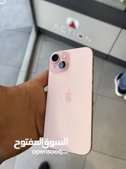  3 Iphone 15 128gb used   ايفون 15 128 جيجا مستخدم بحالة الوكاله