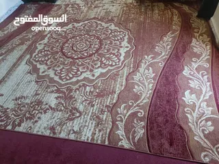  1 سجادتين ،، قياس 3*4 للبيع مستعمل بحالة جيدة جدا