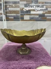  3 جاط فواكه نحاس حجم كبير