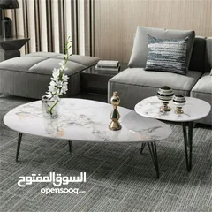  16 طاولات وسط ومساعد بعدة اشكال