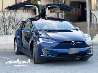  13 Tesla MODEL X 100D 2018 سيارة تيسلا  موديل x100D 2018 للبيع عدد المسافة 46 الف ميل  فحص كامل