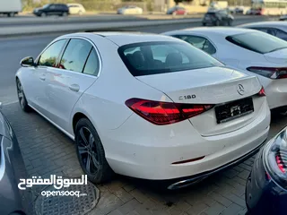  5 مرسيدس C180 ميلد هايبرد 2023 فحص كامل جمرك جديد وارد المانيا كاملة الأضافات كاش او اقساط