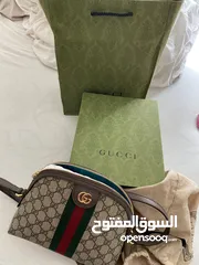  9 اصلية غير مستعملة Gucci ophidia shoulder bag new