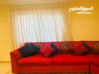  4 Sofa for sale - 10 Seater + corner sofa & 10 Cushions  - BD: 120