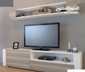  2 ديكور أخشاب طاولة صالة جلوس بلون ابيض ناعم مع الخشبي قوية و عملية تناسب جميع الاذواق و جميع الديكور