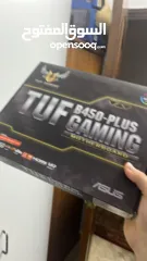  2 لوحه b450plus full rgb + cpu r5 2600