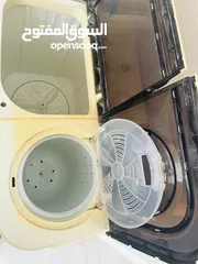  2 GEEPAS washing machine and dryer