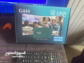  3 رسيفير lion g444 بحالة الحديد مستعمل شهر