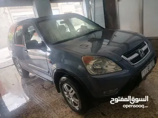  5 هوندا CRV 2002 للبيع مرخصة سنه كامله فتحه بالسقف شغاله جنط الشركة لوكير اتوماتيك سياره صلاة النبي