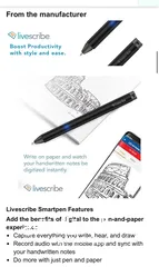  1 SALE!! It’s 2024 - know tech! Livescribe Smartpen, Black Dolphin Professional Edition - HOT Item!