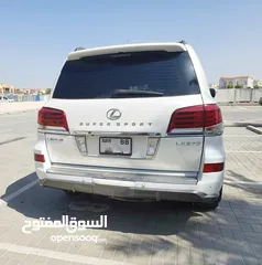  11 لكززس LX570 خليجي موديل 2010 محول 2015 اول مالك