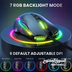  1 ONIKUMA CW905 Wired Gaming Mouse Opticalماوس اونيكوما مع اضاءة