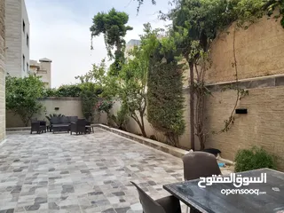  9 شقة مفروشة للايجار ثلاث غرف نوم مع حديقة في الرابية