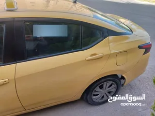  8 نيسان صني 2021 اتوماتيك تكسي عمان طبعه حره فحص كامل ترخيص لشهر2/2026 طالع من وكالة نيسان قي2021 فحص