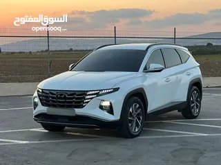  3 هونداي توسان/2022 فل الفل بدون فتحة سقف  2x4 ///240Hp بنزين + كهرباء  ( Haybrid) 1600cc
