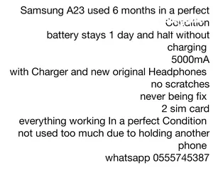  16 Samsung A23 5G