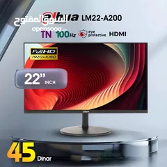  2 شاشة كومبيوتر 22 انش جديدة و بجودة عالية جدا 100 Hz  1920^1080 (FHD)