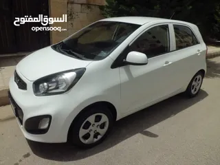  2 كيا بيكانتو 2013 أبيض للبيع نقدا أو تقسيط