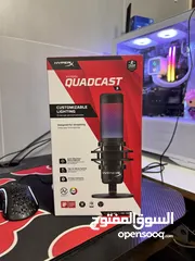  1 مايك  hyperx quadcast s