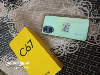  3 ريلمي c67 وكالة استخدام أيام فقط للبيع مع كامل أغراضه