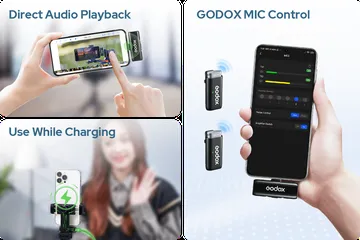  12 ميكروفون لاسلكي GODOX WES2 Kit2