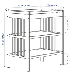  5 طاوله تغير حفاضات من IKEA جديده بالكامل