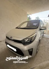  12 كيا بيكانتو موديل 2020 نخب النخب ولا ضربة عداد 40 كيلو فقط لسا بالنايلون السيارة