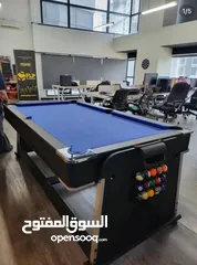  1 طاولة بلياردو وهوكي وتنس