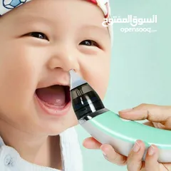  2 جهاز  شفط وسحب  الاوساخ  من داخل انف البيبي او كبار السن  الالكتروني  بسرعات عديده حسب الحاجه