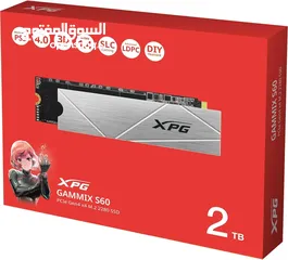  1 ADATA XPG S60 2TB PCIe Gen4 M.2 SSD - WORK WITH PS5 مخصص للبايستيشن 5 بسرعات عالية