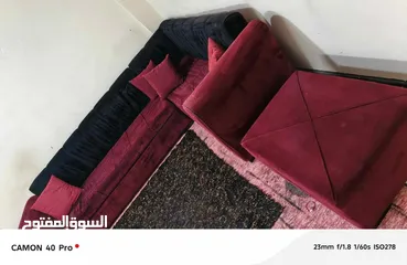  4 اسم المنتج: كورنر عدد المقاعد: 9 سعر المنتج:  90 دينار +بفه هدية   نوع الخشب: