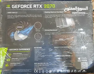  6 Msi Geforce 2070 ventus 8G GDDR6