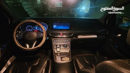  7 هنداي سنتافي  2020 ترخيص 2020  4/2 عداد 56 الف  2200cc