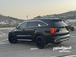  20 كايا سورينتو /2020 فل الفل  فتحة سقف بانوراما  2x4 ///200Hp  ديزل  2200cc  فل الفل مسكر بلاك