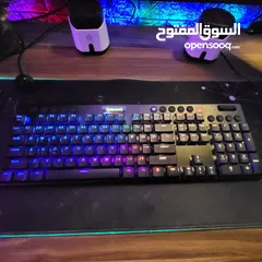  1 كيبورد جيمنج Redragon Horus K619 RGB Gaming Keyboard