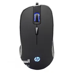  5 ماوس جيمنج اتش بي سلكي HP G100 USB WIRED GAMING MOUSE