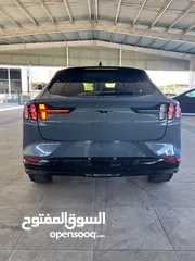  2 فورد موستنج لون ازرق 2023 فحص 3 جيد رابع مضروب ممشى 47 الف مايل وارد أمريكي
