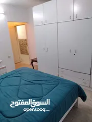  8 شقة مفروشة, Furnished Appartment rent 3 bedrooms , Ground floor طابق ارضي، نظيفة، الزرقاء الجديدة