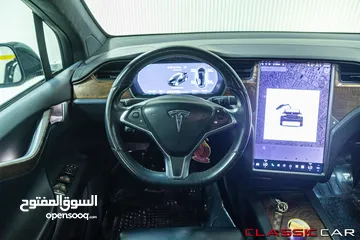  11 Tesla Model X Standard Range  2019   السيارة بحالة ممتازة جدا و قطعت مسافة 51,000 كيلو متر فقط