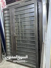  8 تشكليت شبابيك و ابواب مستعمل تسليم على المقاس
