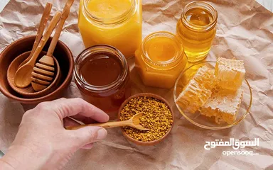  15 عسل طبيعي بلدي ومستورد وجميع منتجات النحل الاخرى