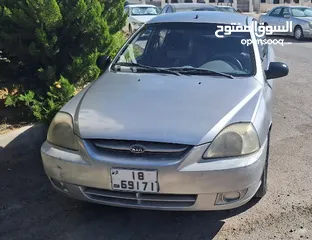  1 كيا ريو موديل 2005 لون سلفر جير عادي 3 جيد / قصعة شنكل  للبيع كاش فقط