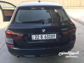  20 Bmw 520 ستيشن 2019 مكفوله ممشى قليل للبيع او مراوس ب بي ام احدث