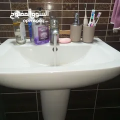  2 مغسله مع بطاريه و شور سكوريت