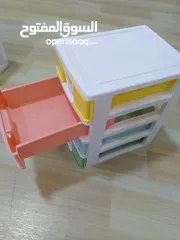  5 رفوف صغيرة متعددة الاستخدام Plastic drawer shelves