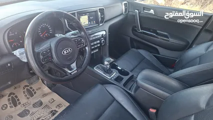  17 كيا سبورتج جتي لاين 2016ماتور2000ديزل فلل اضافات مع فتحة سقف بنوراما  بسعر حررررق كاش دهان شركة