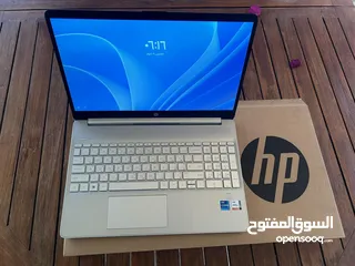  2 HP laptop-15s new 12gen intel core i7-10 core w 512gb SSD IPS display aluminum  windows-11 لابتوب