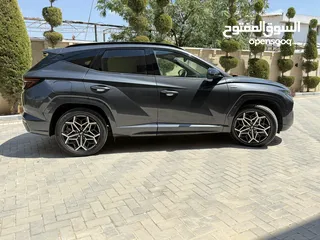  5 هونداي توسان NLine ترخيص 2022 محرك 1600 هايبرد plug in/يقطع على الشحنه 52 كيلو متر